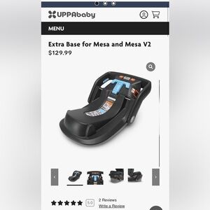 Uppababy mesa car seat base